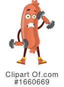 Sausage Mascot Clipart #1660669 by Morphart Creations