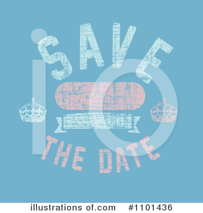 Royalty-Free (RF) Save The Date Clipart Illustration by BestVector - Stock Sample #1101436