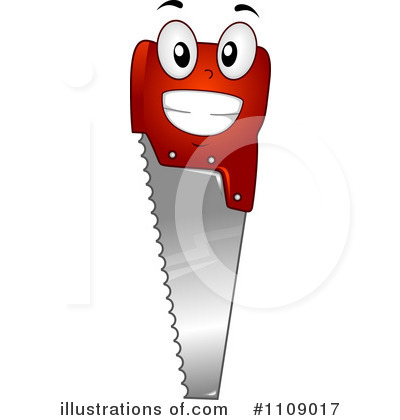 Hand Saw Clipart #1109017 by BNP Design Studio