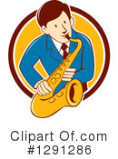 Saxophone Clipart #1291286 by patrimonio