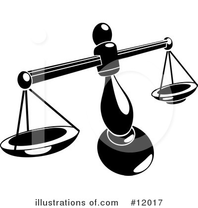 Scales Of Justice Clipart #12017 by AtStockIllustration
