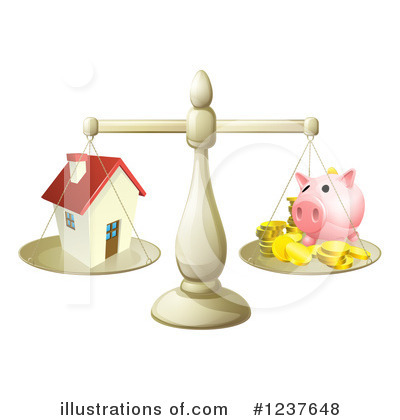 House Clipart #1237648 by AtStockIllustration