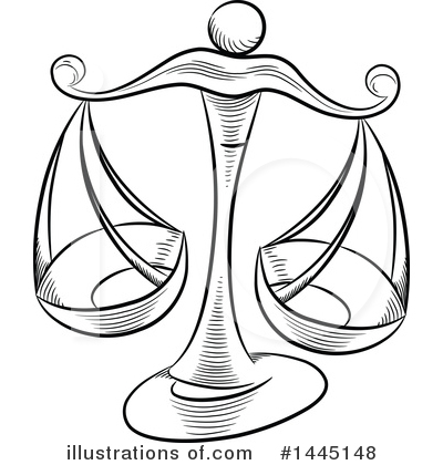 Royalty-Free (RF) Scales Clipart Illustration by cidepix - Stock Sample #1445148