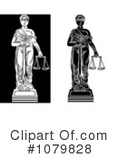 Scales Of Justice Clipart #1079828 by pauloribau