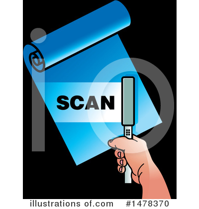 Royalty-Free (RF) Scanner Clipart Illustration by Lal Perera - Stock Sample #1478370