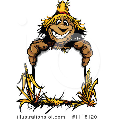 Scarecrow Clipart #1118120 by Chromaco