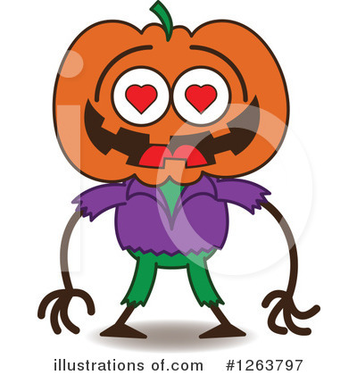 Pumpkin Clipart #1263797 by Zooco