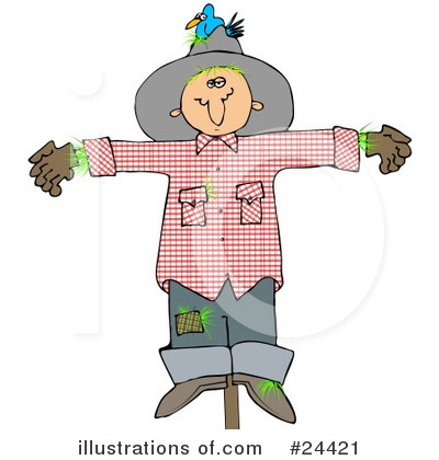 Scarecrow Clipart #24421 by djart