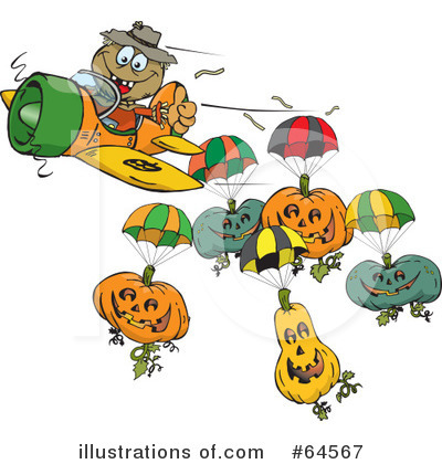 Royalty-Free (RF) Scarecrow Clipart Illustration by Dennis Holmes Designs - Stock Sample #64567