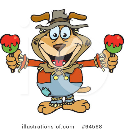 Scarecrow Clipart #64568 by Dennis Holmes Designs