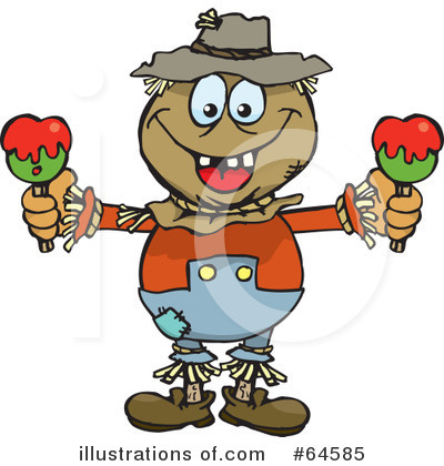 Scarecrow Clipart #64585 by Dennis Holmes Designs