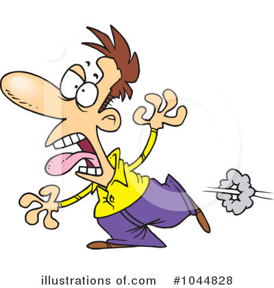 Royalty-Free (RF) Scared Clipart Illustration by toonaday - Stock Sample #1044828