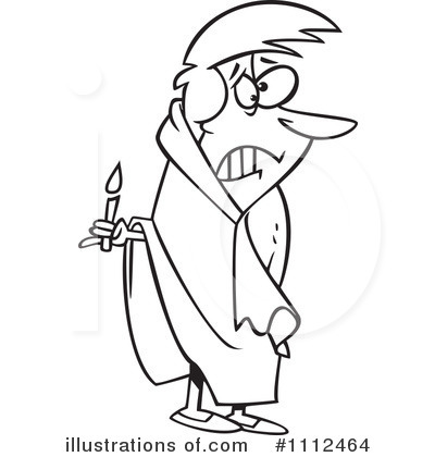 Royalty-Free (RF) Scared Clipart Illustration by toonaday - Stock Sample #1112464