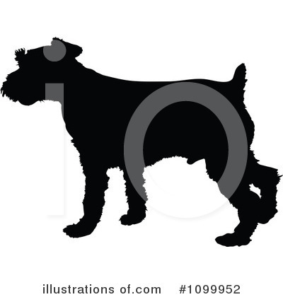 Schnauzer Clipart #1099952 by Maria Bell