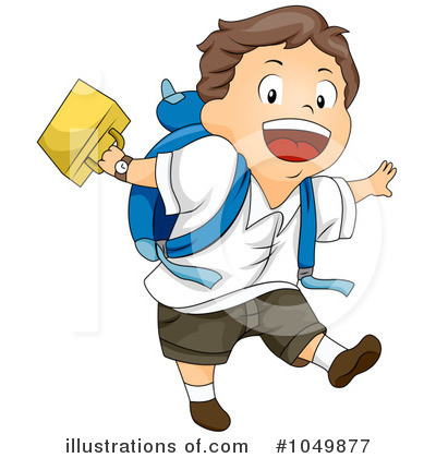 Royalty-Free (RF) School Boy Clipart Illustration by BNP Design Studio - Stock Sample #1049877
