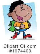 School Boy Clipart #1074409 by Hit Toon