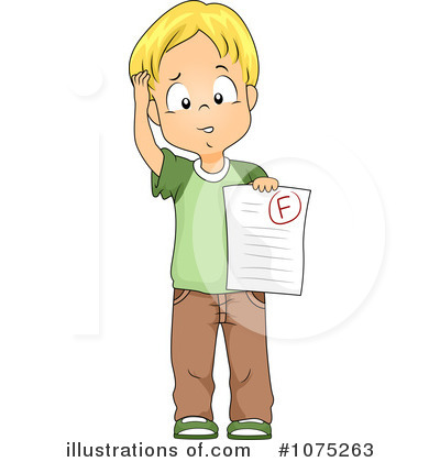 Royalty-Free (RF) School Boy Clipart Illustration by BNP Design Studio - Stock Sample #1075263