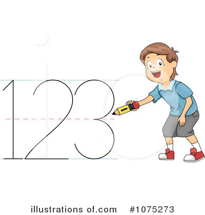 Royalty-Free (RF) School Boy Clipart Illustration by BNP Design Studio - Stock Sample #1075273