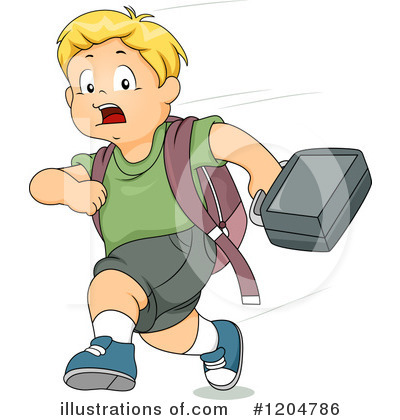 Royalty-Free (RF) School Boy Clipart Illustration by BNP Design Studio - Stock Sample #1204786