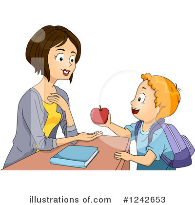 Royalty-Free (RF) School Boy Clipart Illustration by BNP Design Studio - Stock Sample #1242653