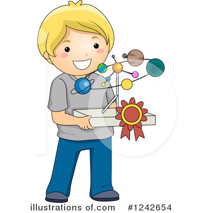 Royalty-Free (RF) School Boy Clipart Illustration by BNP Design Studio - Stock Sample #1242654