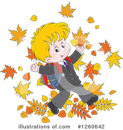 Royalty-Free (RF) School Boy Clipart Illustration by Alex Bannykh - Stock Sample #1260642