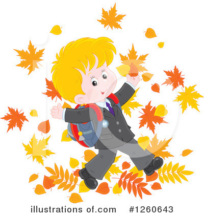 Royalty-Free (RF) School Boy Clipart Illustration by Alex Bannykh - Stock Sample #1260643