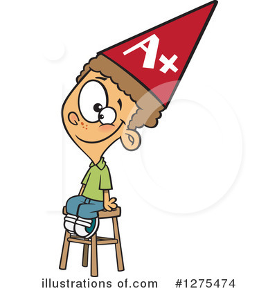 Royalty-Free (RF) School Boy Clipart Illustration by toonaday - Stock Sample #1275474