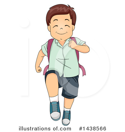 Royalty-Free (RF) School Boy Clipart Illustration by BNP Design Studio - Stock Sample #1438566