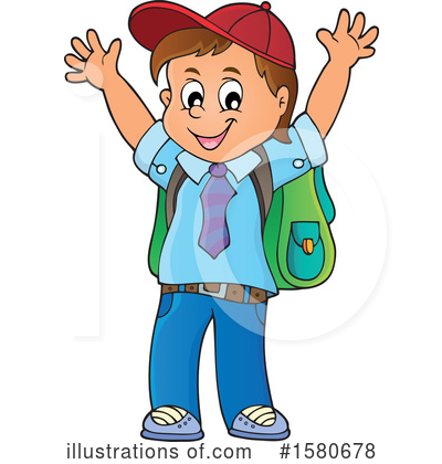 School Boy Clipart #1580678 by visekart