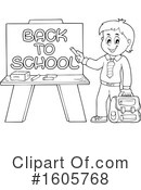 School Boy Clipart #1605768 by visekart