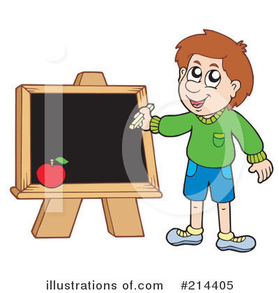 Royalty-Free (RF) School Boy Clipart Illustration by visekart - Stock Sample #214405
