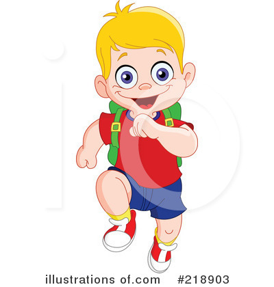 Royalty-Free (RF) School Boy Clipart Illustration by yayayoyo - Stock Sample #218903