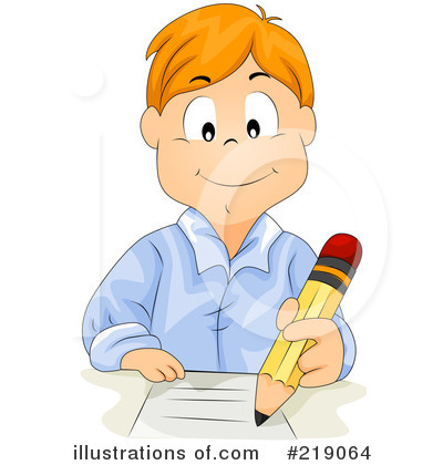 Royalty-Free (RF) School Boy Clipart Illustration by BNP Design Studio - Stock Sample #219064