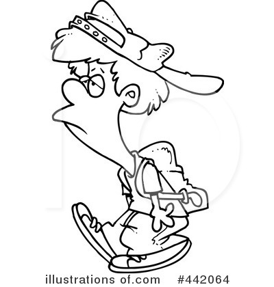 Royalty-Free (RF) School Boy Clipart Illustration by toonaday - Stock Sample #442064
