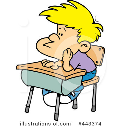 Royalty-Free (RF) School Boy Clipart Illustration by toonaday - Stock Sample #443374