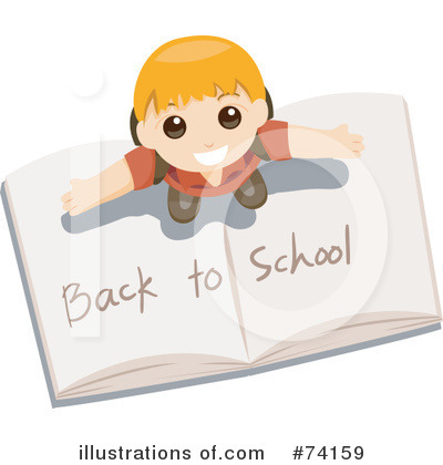 Royalty-Free (RF) School Boy Clipart Illustration by BNP Design Studio - Stock Sample #74159
