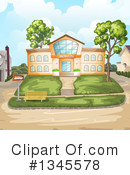 School Building Clipart #1345578 by merlinul