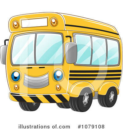 Royalty-Free (RF) School Bus Clipart Illustration by BNP Design Studio - Stock Sample #1079108