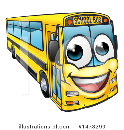 Royalty-Free (RF) School Bus Clipart Illustration by AtStockIllustration - Stock Sample #1478299