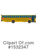 School Bus Clipart #1532347 by Leo Blanchette