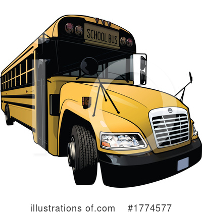 Royalty-Free (RF) School Bus Clipart Illustration by dero - Stock Sample #1774577