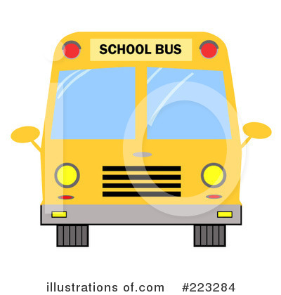 School Bus Clipart #223284 by Hit Toon