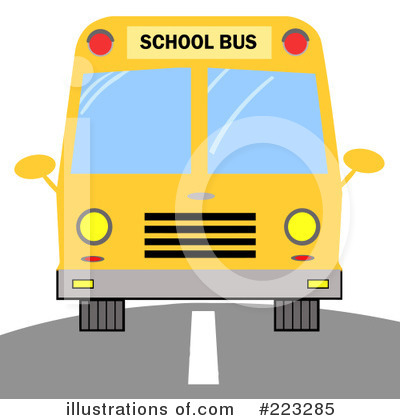 School Bus Clipart #223285 by Hit Toon