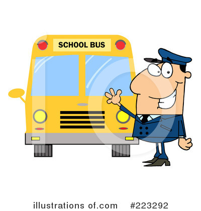 School Bus Clipart #223292 by Hit Toon