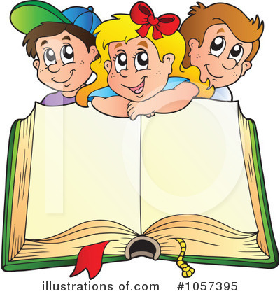Open Book Clipart #1057395 by visekart