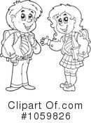School Children Clipart #1059826 by visekart
