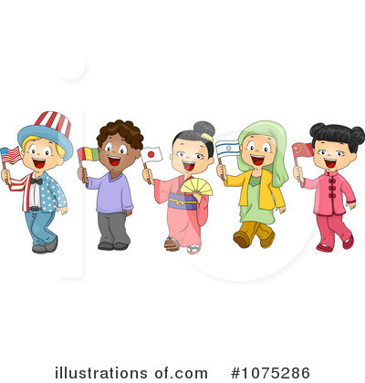 Royalty-Free (RF) School Children Clipart Illustration by BNP Design Studio - Stock Sample #1075286