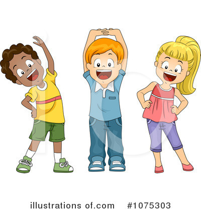 Royalty-Free (RF) School Children Clipart Illustration by BNP Design Studio - Stock Sample #1075303