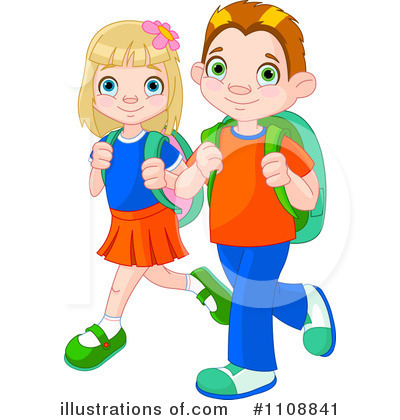 School Kids Clipart #1108841 by Pushkin